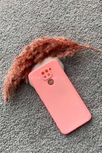 Modalamelif Redmi Note 9 Premium Silikon Telefon Kılıfı Pembe