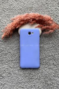 Modalamelif Samsung J7 Prime Premium Silikon Telefon Kılıfı Lila