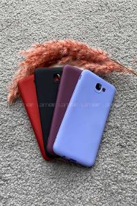 Modalamelif Samsung J7 Prime Premium Silikon Telefon Kılıfı Lila