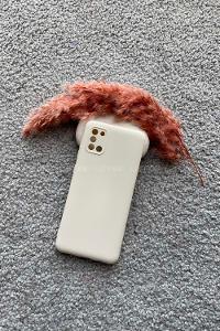 Modalamelif Samsung A31 Nano Silikon Telefon Kılıfı Krem