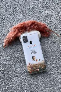 Modalamelif Samsung A21 S Model Piremium Kılıf Lux Seffaf