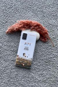 Modalamelif Samsung A71 Lüx Şeffaf Silikon Telefon Kılıfı