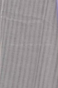 Modalamelif Çizgili Keten Şal Gri