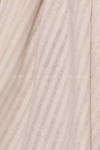 Modalamelif Çizgili Keten Şal Taş Rengi