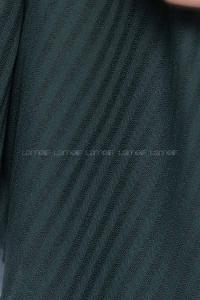 Modalamelif Çizgili Keten Şal Zümrüt Yeşili