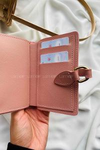 Modalamelif David Polo Küçük Boy İçi Kadife Tokalı Çanta Pudra