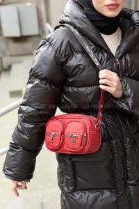 Modalamelif Hasır Askılı Saten Çanta Bordo