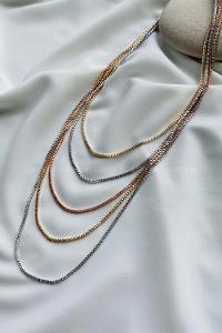 Modalamelif 5li Zincir Kolye