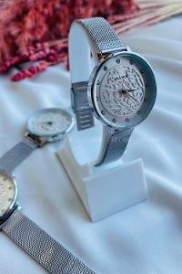 Modalamelif  Riva Hasır Kordon Gümüş Saat