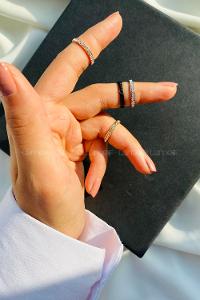 Modalamelif 4lü Taş Eklem Yüzük