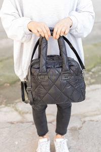 Modalamelif  Kapitone Yıkamalı Çanta Siyah