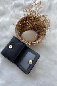 Modalamelif Bayan Mini Cüzdan Siyah