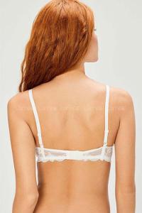 Modalamelif Dantelli Desteksiz Sütyen Ekru