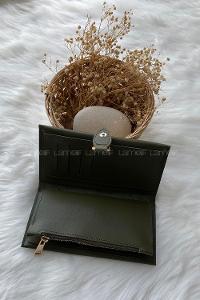 Modalamelif David Polo Tokalı Modern Cüzdan Haki