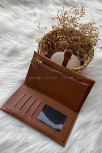 Lamelif David Polo Tokalı Modern Cüzdan Taba