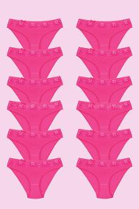 Modalamelif  Kadın Fuşya Likralı Beli Dantelli Tekli 1 Adet Bikini