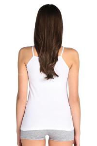 Modalamelif Kadın İp Askılı Atlet 3 lü Paket Beyaz