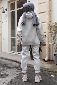 Modalamelif Limitless Baskılı İkili Takım Ekru