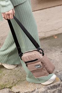 Mink Buckle Skin Hand Bag Bag