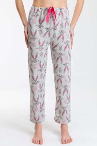 Modalamelif Karikatür Desenli Pijama Altı Gri