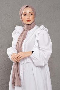 Modalamelif Kül Rengi Penye Şal