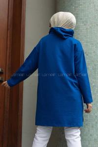 Modalamelif Mavi Real Baskılı Sweat