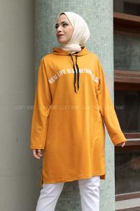 Modalamelif Sarı Real Baskılı Sweat