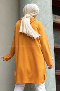 Modalamelif Sarı Real Baskılı Sweat