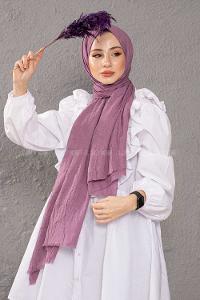 Modalamelif Kraşite Gül Kurusu   Pamuk Şal