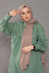 Modalamelif Kraşite Koyu Vizyon Pamuk Şal