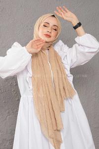 Modalamelif Kraşite Soft Sarı  Pamuk Şal