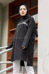 Modalamelif Siyah Real Baskılı Sweat