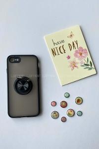 Modalamelif ıPhone 6 Montreal Yüzüklü Silikon Kılıf Siyah