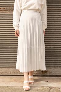 Lamelif Piliseli Mira Etek Ekru