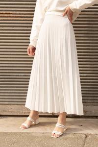 Lamelif Piliseli Mira Etek Ekru