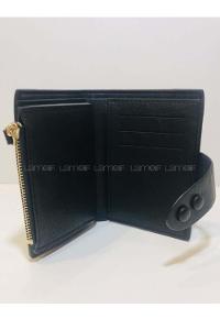 Modalamelif Kadın Hakiki Deri Küçük Siyah Cüzdan