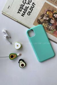 Modalamelif Iphone 11 Nano Slikon Kılıf Mint Yeşili