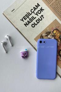 Modalamelif Iphone 7/8 Lansman Silikon Telefon Kılıfı Lila