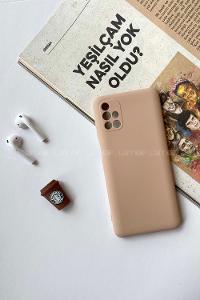 Modalamelif Samsung M51 Nano Kılıf Soft Pudra