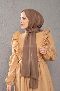 Modalamelif Zeytin İnce Keten Şal