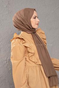 Modalamelif Zeytin İnce Keten Şal