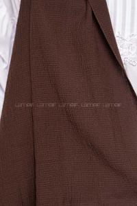 Lamelif Mio Caz Şal Bitter Kahve