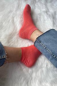 Modalamelif Bambu Patik Çorap Pembe