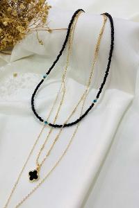 Modalamelif 3lü Charm Detay Kolye