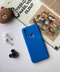 Modalamelif Redmi Note 8 Nano Silikon Telefon Kılıfı Saks Mavi