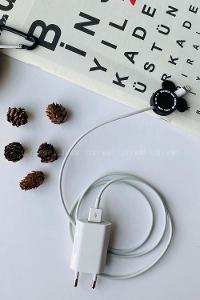 Modalamelif  Siyah Miki Kafa Kablo Koruyucu