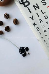 Modalamelif  Siyah Miki Kafa Kablo Koruyucu