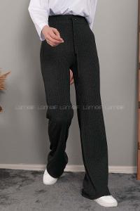 Modalamelif Beli Bağcıklı Kaşkorse Pantolon Antrasit