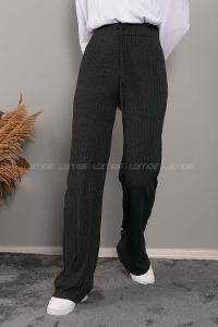 Modalamelif Beli Bağcıklı Kaşkorse Pantolon Antrasit