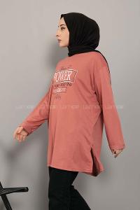 Modalamelif Power Baskı Sweatshirt Gül